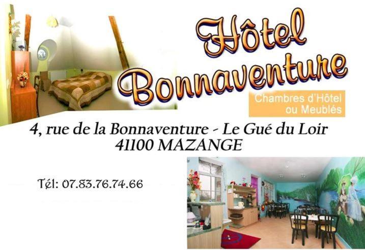 Hotel De La Bonnaventure Mazange Экстерьер фото